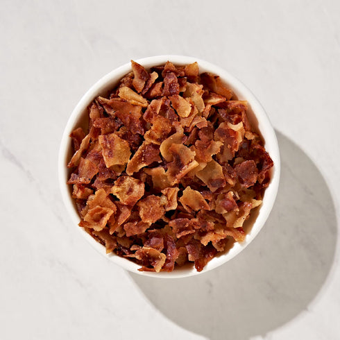 3.5 oz (Pack 2) Fresh Gourmet Vegan Bacon-Less Bits - Plant-Based Topping for Salads, Potatoes, Soups, and More |