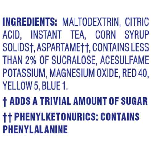 12-Quart 1.56-Ounce (Pack 10) Crystal Light Sweet Tea Drink Mix, Canister