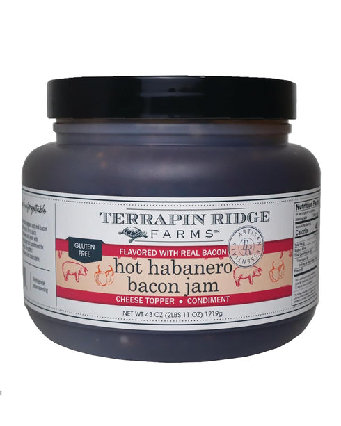 Terrapin Ridge Farms Gourmet Hot Habanero Bacon Jam Spicy Bacon Jam for