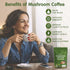 6 Immune 30 Balincer Mushroom Matcha, Adaptogenic Mushrooms (Lion's Mane, Cordyceps, Turkey Tail & Other) Mixed