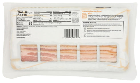 365 by Whole Foods Market 12 , Bacon, Uncured Applewood Smoked, Ounce