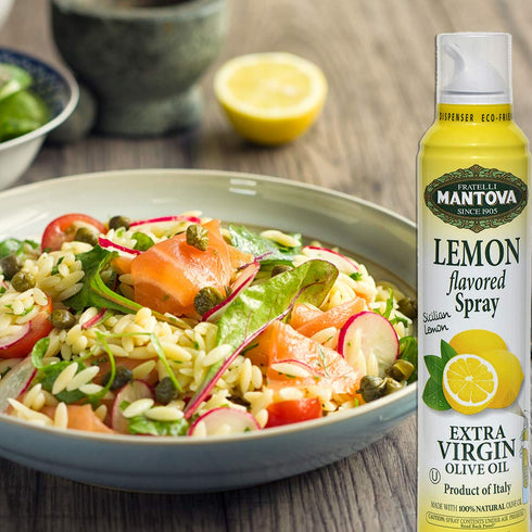 (Pack 4) 8.5 oz ITALIAN SCENTS Spray Extra Virgin Olive Oil with Basil, Rosemary, Lemon, Orange and Black Pepper