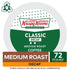 72 Count Krispy Kreme Classic Decaf, Single-Serve Keurig K-Cup Pods, Medium Roast Coffee Pods
