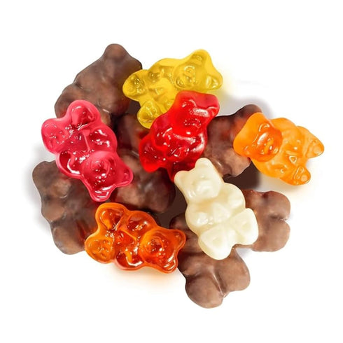 Gummi (2 Grandys Candys Milk Chocolate Covered Bears -Bulk- Super Saver Pound)