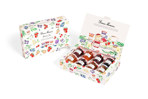 Set, 7 1 Bonne Maman "Made for You" Gift Mini Fruit Spreads and Mini Honey
