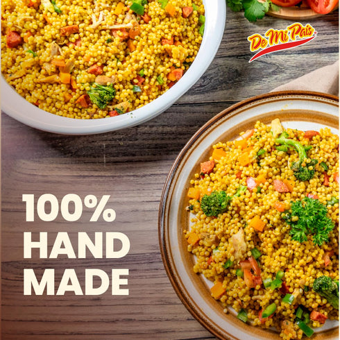 14 Oz,1-Pack De Mi Pais Couscous Marmahon Original Nassar - Handmade, High in Fiber, Good Source of Energy, Middle