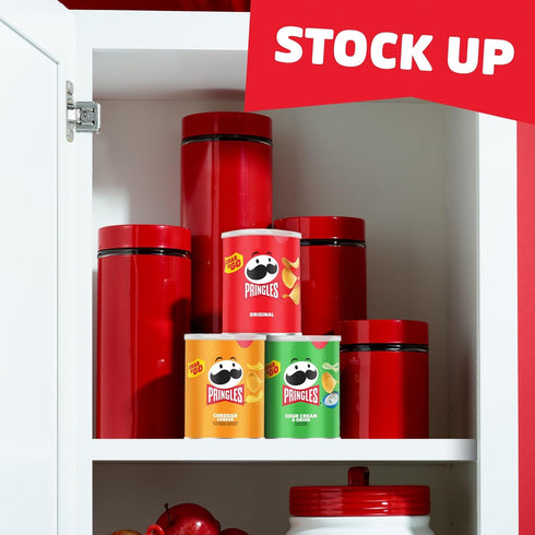 Pack, 13.7oz Pack (10 Pringles Potato Crisps Chips, Lunch Snacks, Variety Cans)