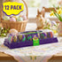 12 Pack Pack, 3.8 oz. Mini Chocolate Creme Easter Eggs Milk Chocolate Cream Filled Treats, Individually Foil Wrapped