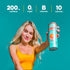200mg 10 12 Oz 24 Pack Alani Nu JUICY PEACH, Sugar Free, Low Calorie Energy Drinks, Caffeine, Biotin, B Vitamins, Zero