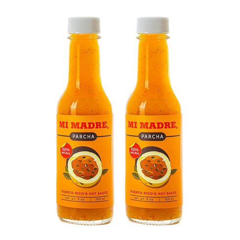 Mi Madre Passion Fruit Hot Sauce, Handcrafted in Puerto Rico, 100 Percent