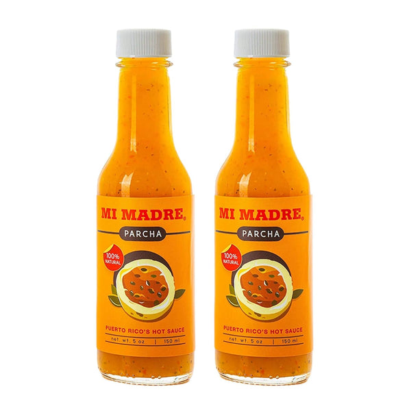 Mi Madre Passion Fruit Hot Sauce, Handcrafted in Puerto Rico, 100 Percent