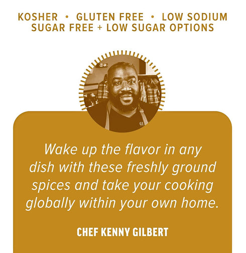 Chef Kenny's Gilbert's Ultimate Raging Cajun Seasoning - No GMO, Gluten Free, Low Sodium, 5.2 oz