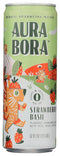 Aura Bora Herbal Sparkling Water Basil Berry, 12 Ounce