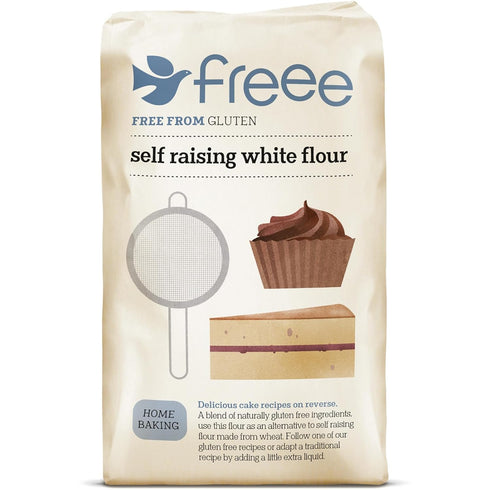 freee Gluten Free Self Raising White Flour | All Purpose Flour for Cakes, Muffins & Pancakes Baking | Imported from UK