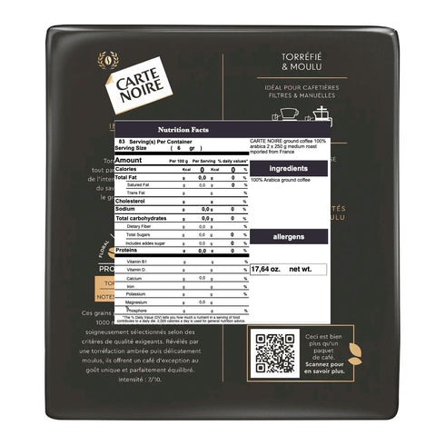 Carte Noire 8.8-Ounce Packages (Pack 2) Ground Coffee