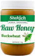 Stakich Buckwheat Antioxidant Raw Honey - Pure, Unprocessed, Unheated, Kosher (40 ounce))