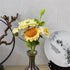 Completed Crochet Flowers Bouquet,Handmade Artificial Flowers Bouquet,Crochet Knitted Gerbera for Thanksgiving Mother's