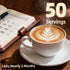 50 20-in-1 14 Mushroom Coffee Creamer, Servings, Superfood Coconut Creamer Powder with Mushroom Supplements