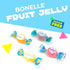 1 Bonelle Italian Sugar Free Fruit Jelly Candy | Pound Bag | Individually Wrapped Vegan Dye Free Candy | Naturally