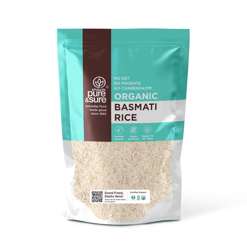 Pure & Sure Organic Basmati Rice | Indian Organic Food | Rich