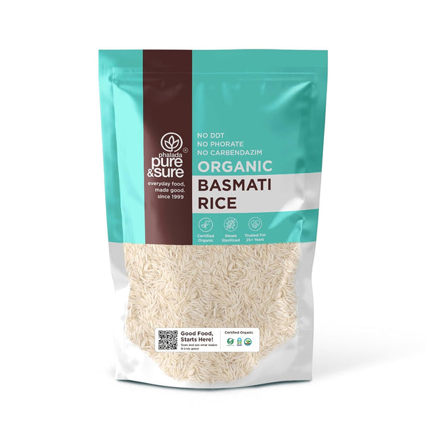 Pure & Sure Organic Basmati Rice | Indian Organic Food | Rich