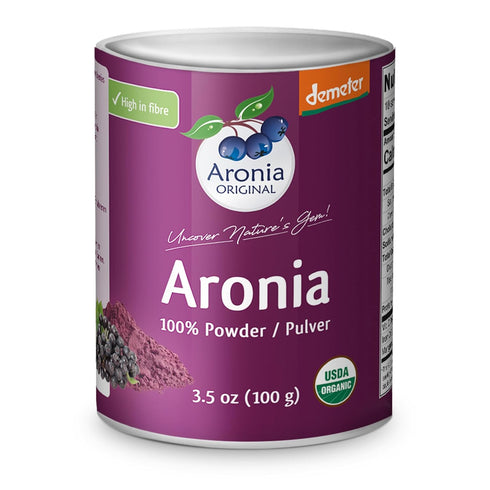 Aronia ORIGINAL Organic Aronia Berry Powder 3.5 oz (100 g) | 10:1