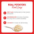 4 (Pack 12) Idahoan Reduced Sodium Mashed Potatoes, Buttery Homestyle, Ounce