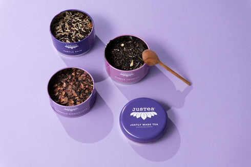 102 JUSTEA Purple Tea Trio, Jasmine , GR