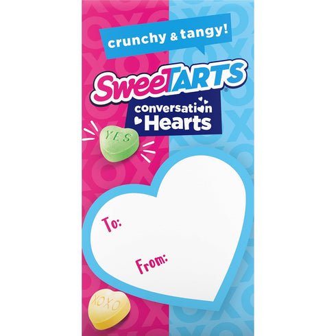1.1oz, 8 packs SweeTARTS Hearts "To/From" Boxes, individually wrapped
