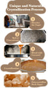 Premium Rock Sugar (, Lung Po Rock Candy, Raw Crystal Sugar, or Yellow Lump Raw Cane Sugar) - Authentic Sweetener