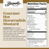 1946 (8oz) Braswells Gourmet Hot Horseradish Mustard Small-Batch, Renowned Specialty, Made in USA, Since