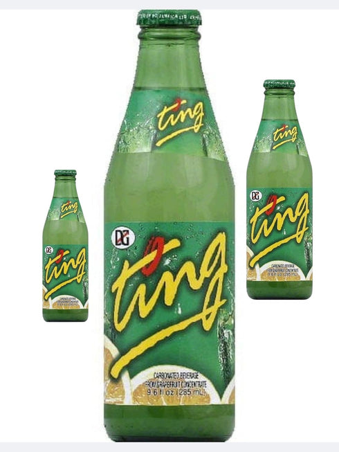 Generic 10.14oz (Pack 4 40.56 Oz) Ting, Sparkling Jamaican Grapefruit Flavored Beverage, Glass Bottle of Total of Fl
