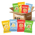 Tantos Puffed Pasta Chips Variety Pack Pesto, Marinara, Cacio e Pepe, Classico