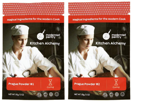 Pure Prague Powder #1 + #2 Value Pack - Non-GMO Gluten-Free Curing Salt, 100g/4oz (Bundle with 2 Items)