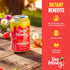 11oz (12-Cans), 100% Yes Honey Soda Strawberry Honey-Sweetened Healthy Soda, Alpha Gal Friendly, Gluten Free, Caffeine