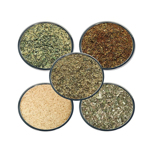 Chef Cherie Set 5 jars(1 Greek Spices Gift - Contains: different each of: Greek Oregano, Gyro Seasonings, Yia-Yia