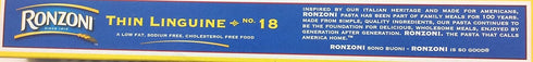 Ronzoni 16 Oz. Pack 3. Thin Linguine Macaroni