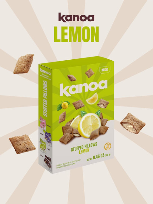 kanoa Lemon-Flavored Gluten-Free Cereal Pillows by - Breakfast Delight