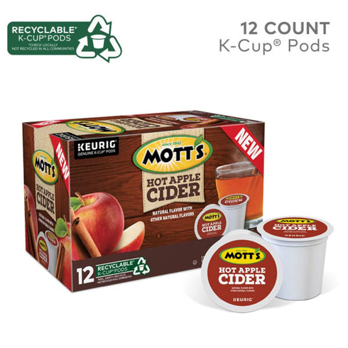 12 Count Mott's Hot Apple Cider, Keurig Single-Serve K-Cup Pods