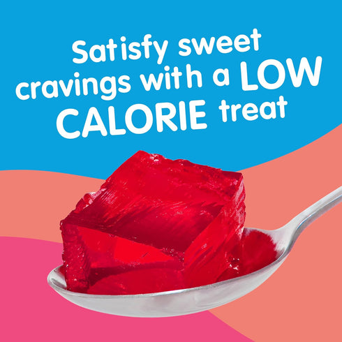 Snack Pack 3.25 oz., 12-Count Pack Zero Sugar Strawberry and Cherry Flavored Low Calorie Juicy Gels Cups, Family