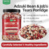 5-Grain 1000g, Red Beans Job's Tears Porridge Mix, Chinese Congee Blend with Coix Seeds, Red Rice, Oat Groats and Black