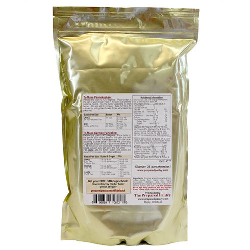 (2 lb 9) The Prepared Pantry Classic Pannekoeken & German Pancake Mix mix, makes