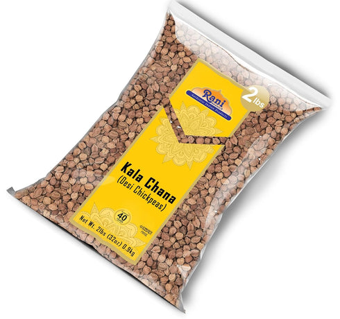 32oz (2lbs) 908g Rani Kala Chana (Desi Chickpeas Chana with skin) ~ All Natural | Gluten Friendly | NON-GMO | Kosher |