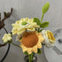 Completed Crochet Flowers Bouquet,Handmade Artificial Flowers Bouquet,Crochet Knitted Gerbera for Thanksgiving Mother's
