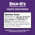 3 Set, 3 Pack, Dan-O's Bottle Seasoning Small Bottles, Includes Spicy, SEA-soning and Cajun Seasonings, Sugar Free