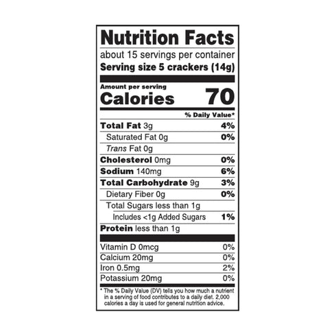 NABISCO 6 7.5 oz Flavor Originals Sociables Baked Savory Crackers, Party Snacks, - Boxes