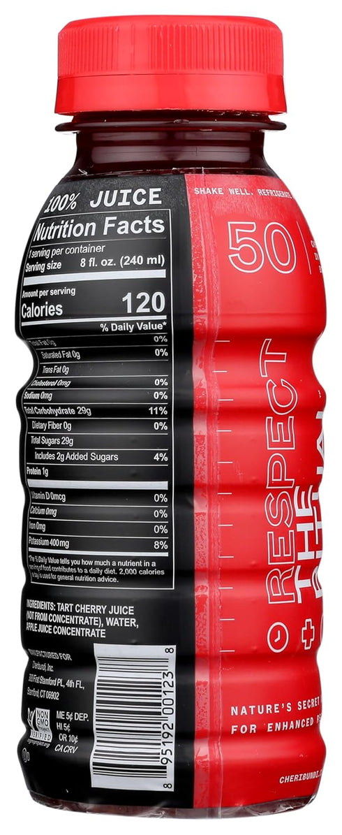 8 (Pack 12) Cheribundi Energy Drink, Cherry Juice, Ounce