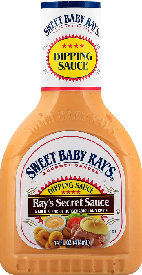 14 Oz (Pack 4) Sweet Baby Ray's Dipping Sauce, Secret Sauce Fl