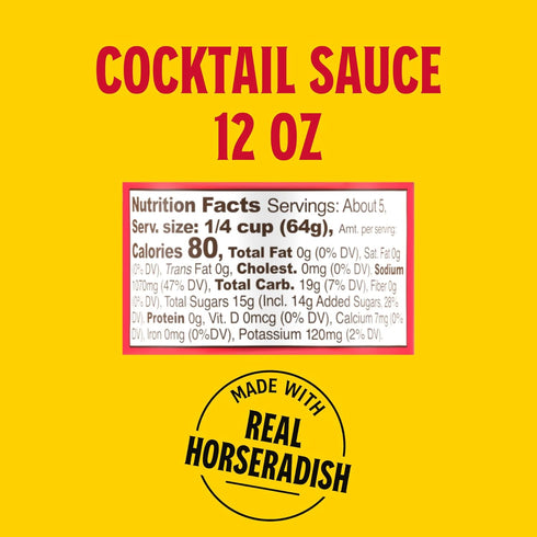 12 oz (Pack 2) Louisiana Fish Fry Cocktail Sauce - Bottle of - Authentic Louisiana Creole Tangy Sauce with Horseradish
