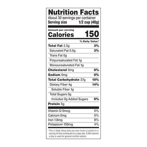 2.6 Lb (Pack 2) Amazon Saver, Whole Grain Old Fashioned Oats